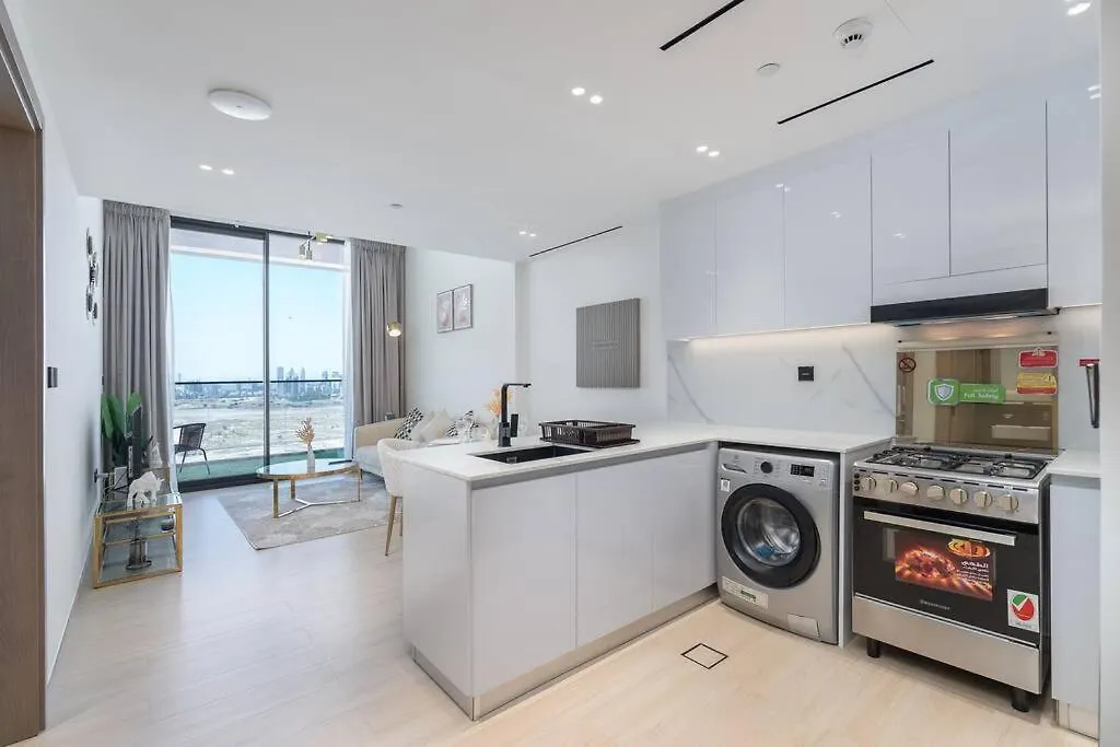 Luxurious 1-Bedroom Oasis L Binghatti Corner, Jvc Dubai