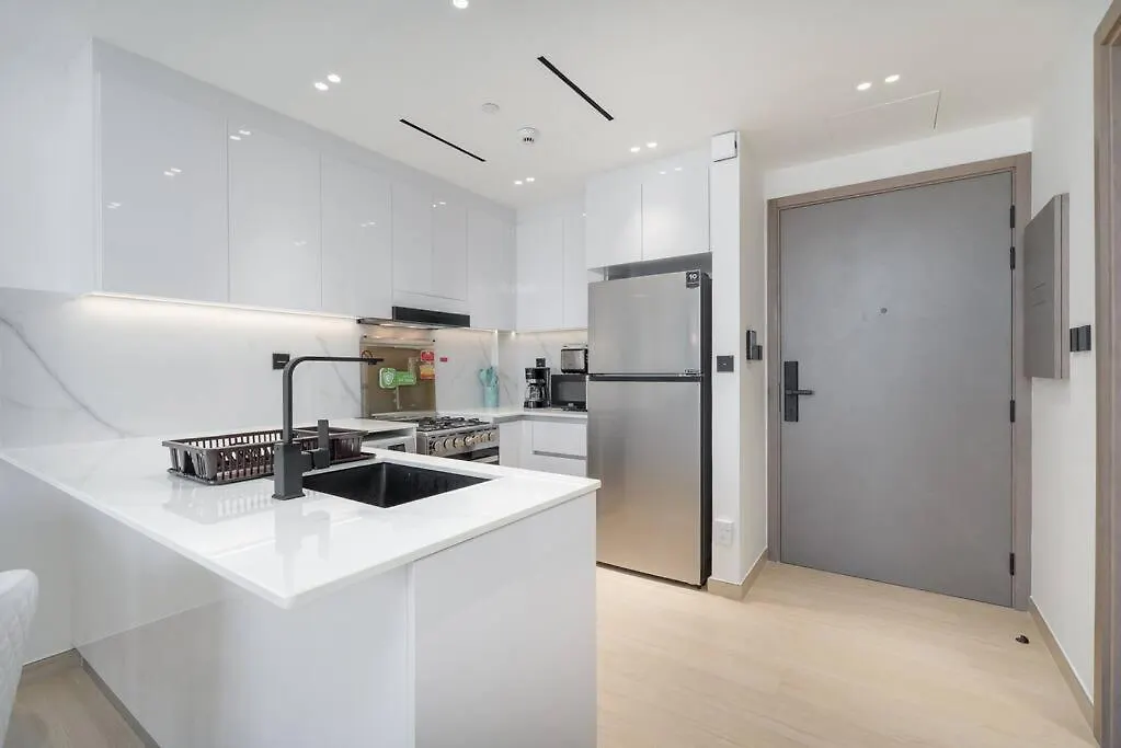 公寓 Luxurious 1-Bedroom Oasis L Binghatti Corner, Jvc 迪拜